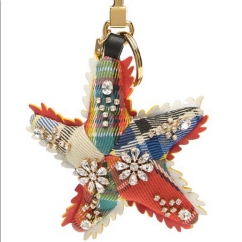 NWT BURBERRY STARFISH LIMITED EDITION KEYCHAIN